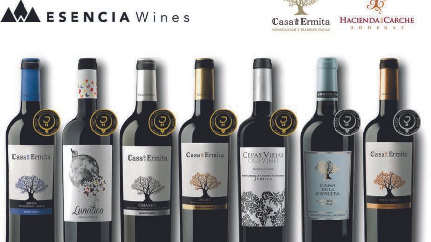 Esencia Wines brilla y da ejemplo de la calidad de sus vinos con siete medallas