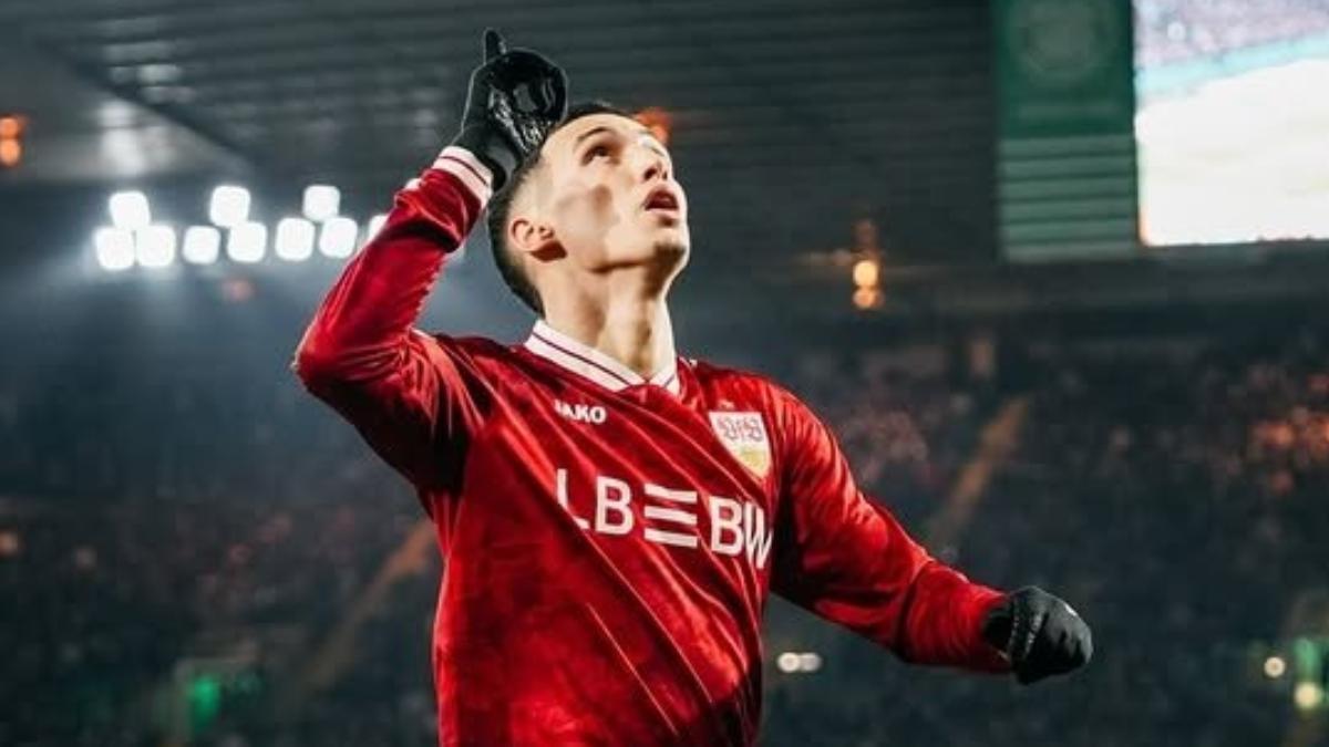 Bilal El Khanouss, futbolista del Stuttgart