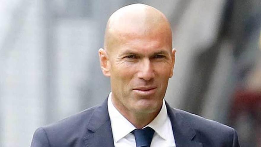 Zinedine Zidane, técnico del Madrid.