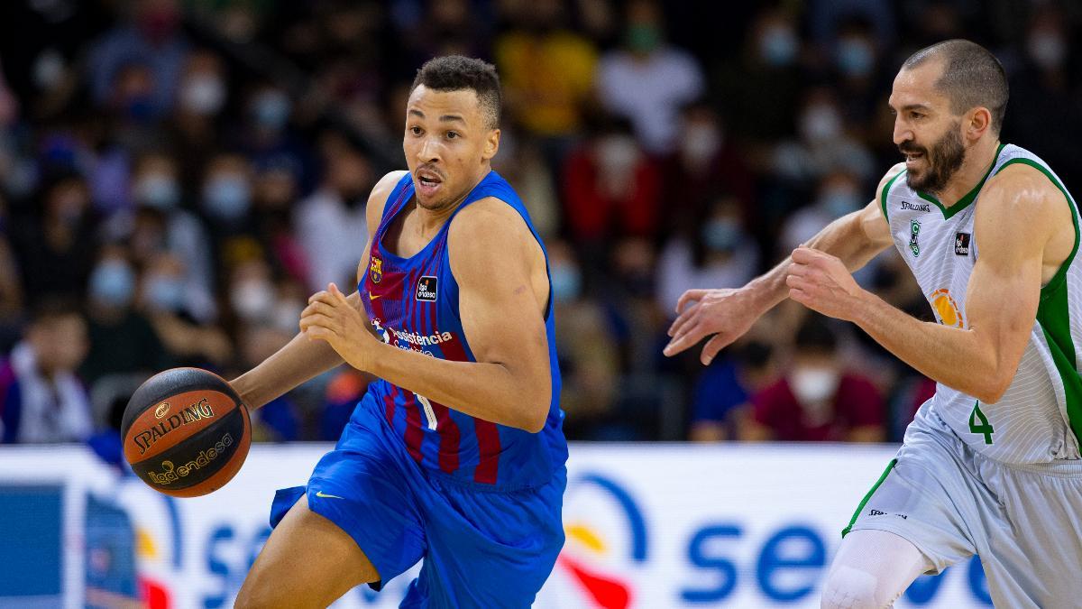 Dante Exum y Pau Ribas, en la primera vuelta