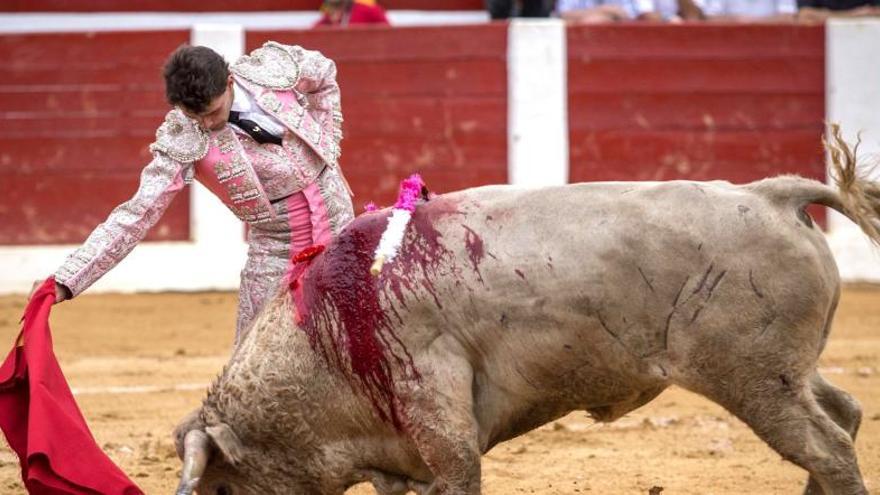 Aitor Darío ´El Gallo´, durante una novillada de la Feria de la ´Espiga de Oro´ de 2015.