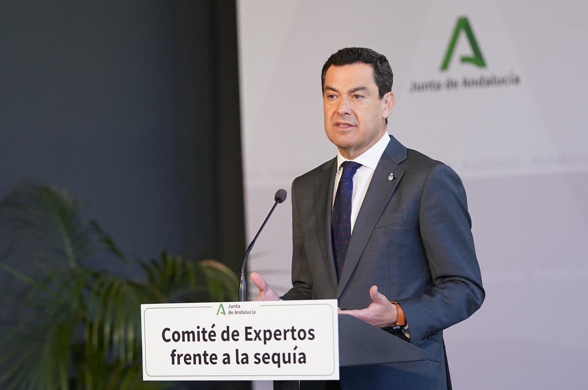 El presidente de la Junta ha comparecido ante los medios de comunicación tras la reunión del comité de expertos frente a la sequía.