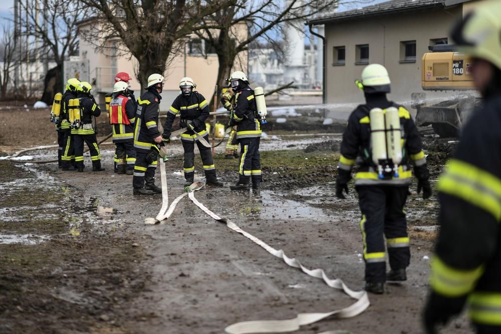 Explosión en una estación de gas en Austria