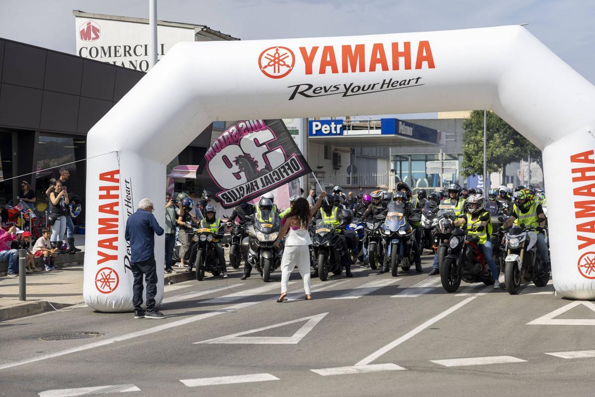 La décima edición de la Ruta Memorial Luis Salom ha congregado a algo más de 3.000 aficionados a las motos