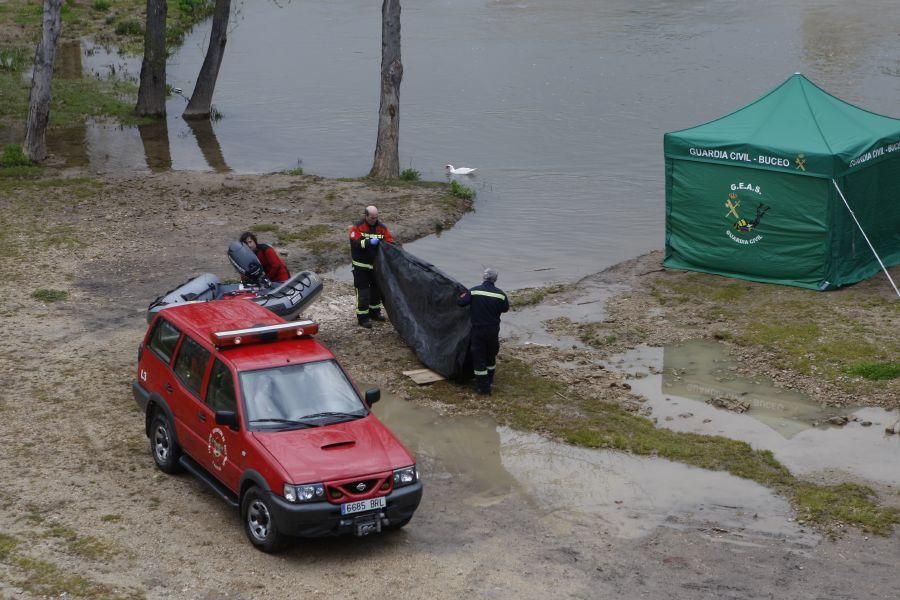 Rescate del hombre desaparecido en el Duero