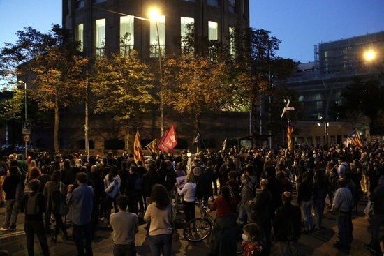 Protestes per la inhabilitació de Torra a les comarques gironines