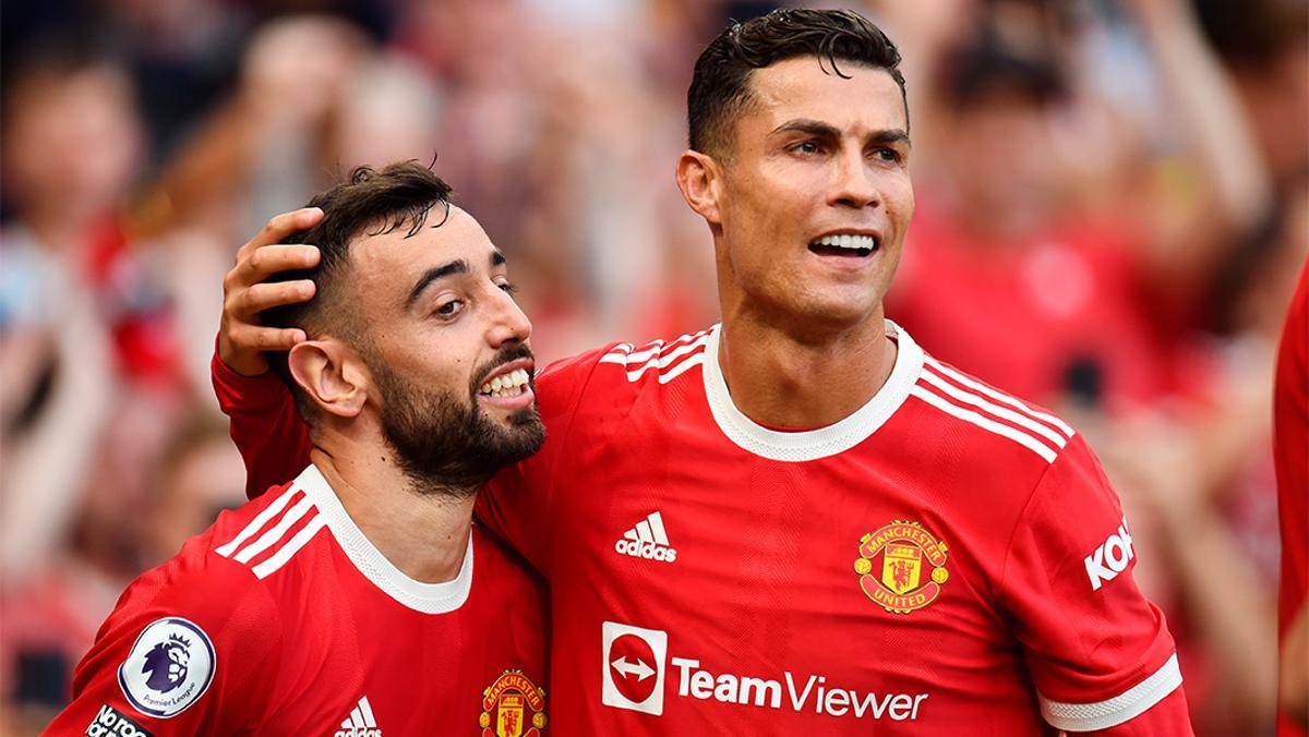 Cristiano Ronaldo y Bruno Fernandes se están entendiendo muy bien en el Manchester United