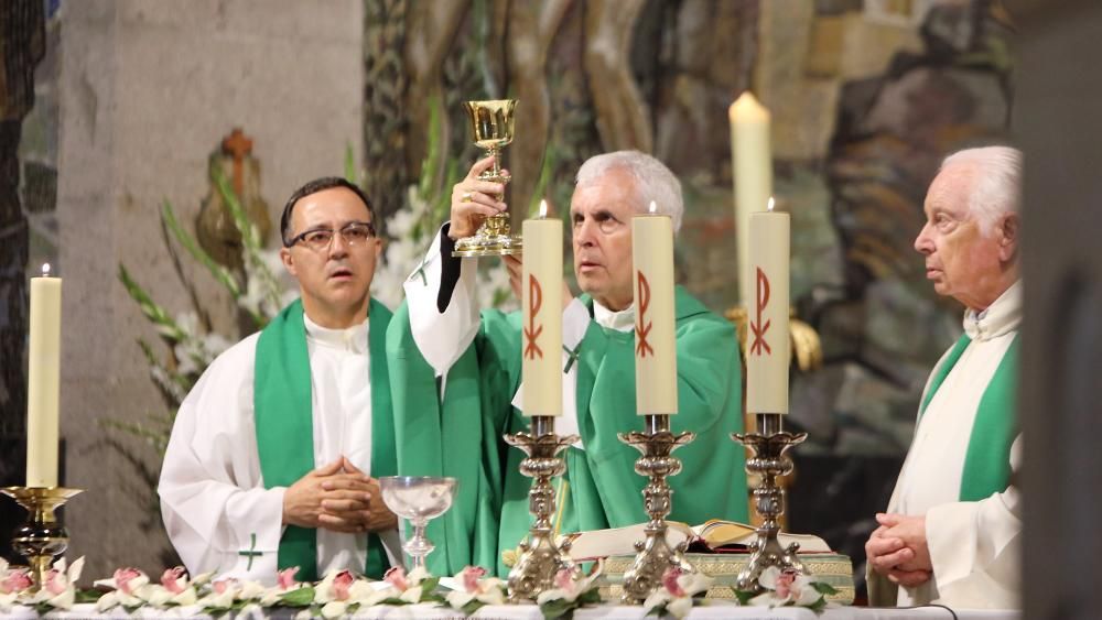 Misa de los enfermos durante las fiestas del Cristo de la Victoria en Vigo // Marta G. Brea