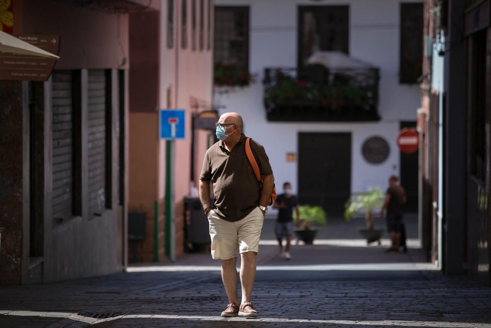 Uso de la mascarilla en Santa Cruz de Tenerife