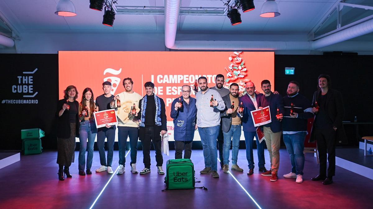 Ganadores del primer Campeonato de España de Pizzas.