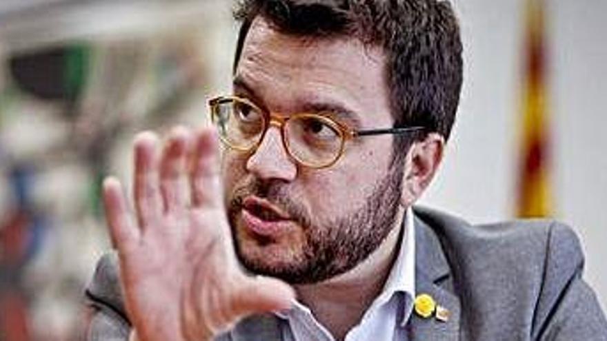 El vicepresident del Govern català, Pere Aragonès