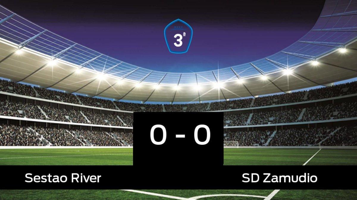 El Sestao River empató frente al Zamudio (0-0)