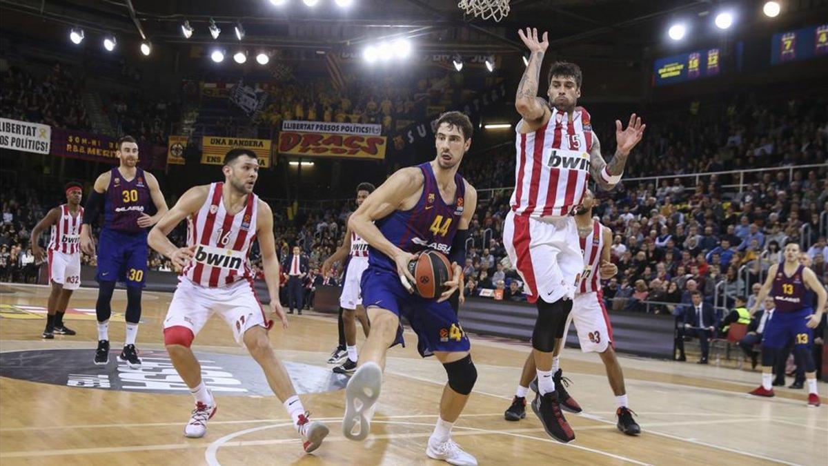 Barça y Olympiacos se verán de nuevo las caras este viernes en el Palau