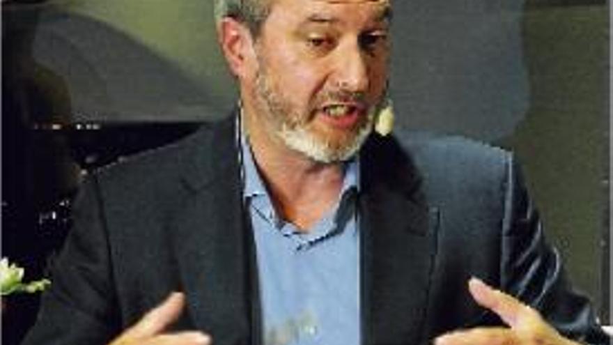 Josep Ramon Bosch, dimecres passat en un debat a Manresa