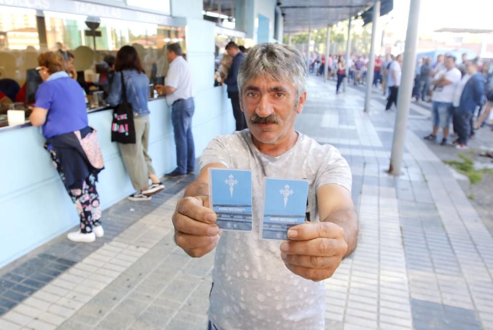 Colas en el arranque de la campaña de abonados del Celta de Vigo