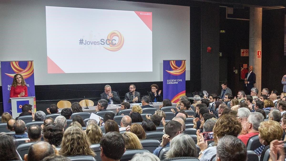 Acto organizado por Societat Civil Catalana en la Universitat Autònoma de Barcelona, el 21 de noviembre del 2017