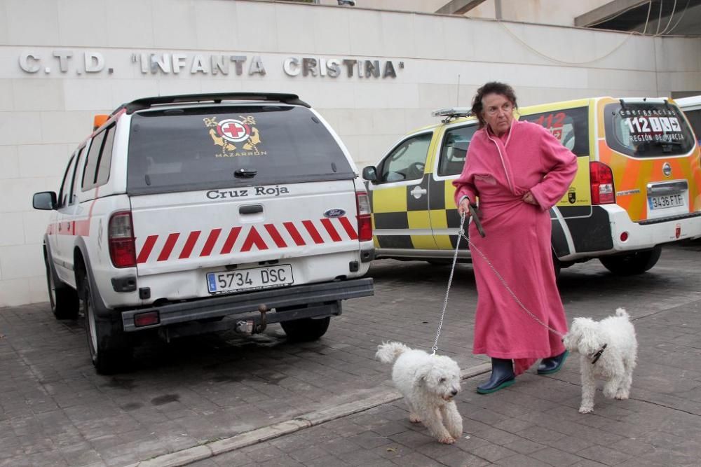 Albergue para los desalojados en el CAR de Los Alc