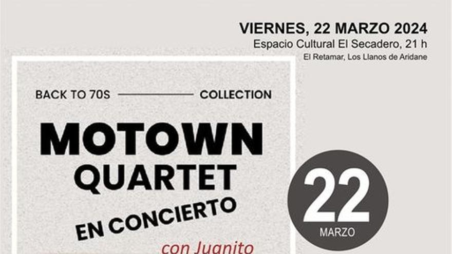 Motown Quartet en concierto con Juanito