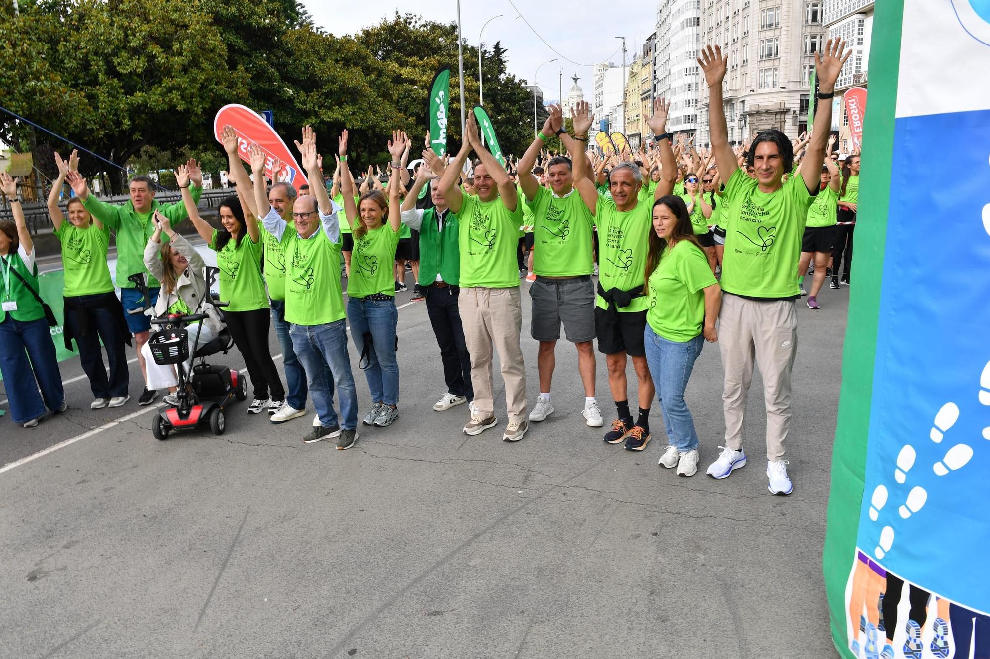 A Coruña caminó contra el cáncer