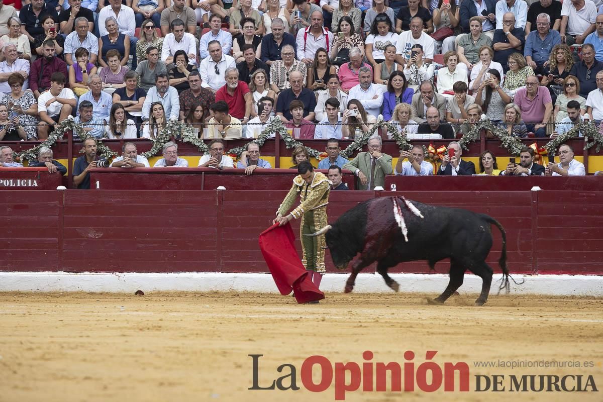 Cuarta corrida en la Feria Taurina de Murcia (Castella, Manzanares y Ureña)