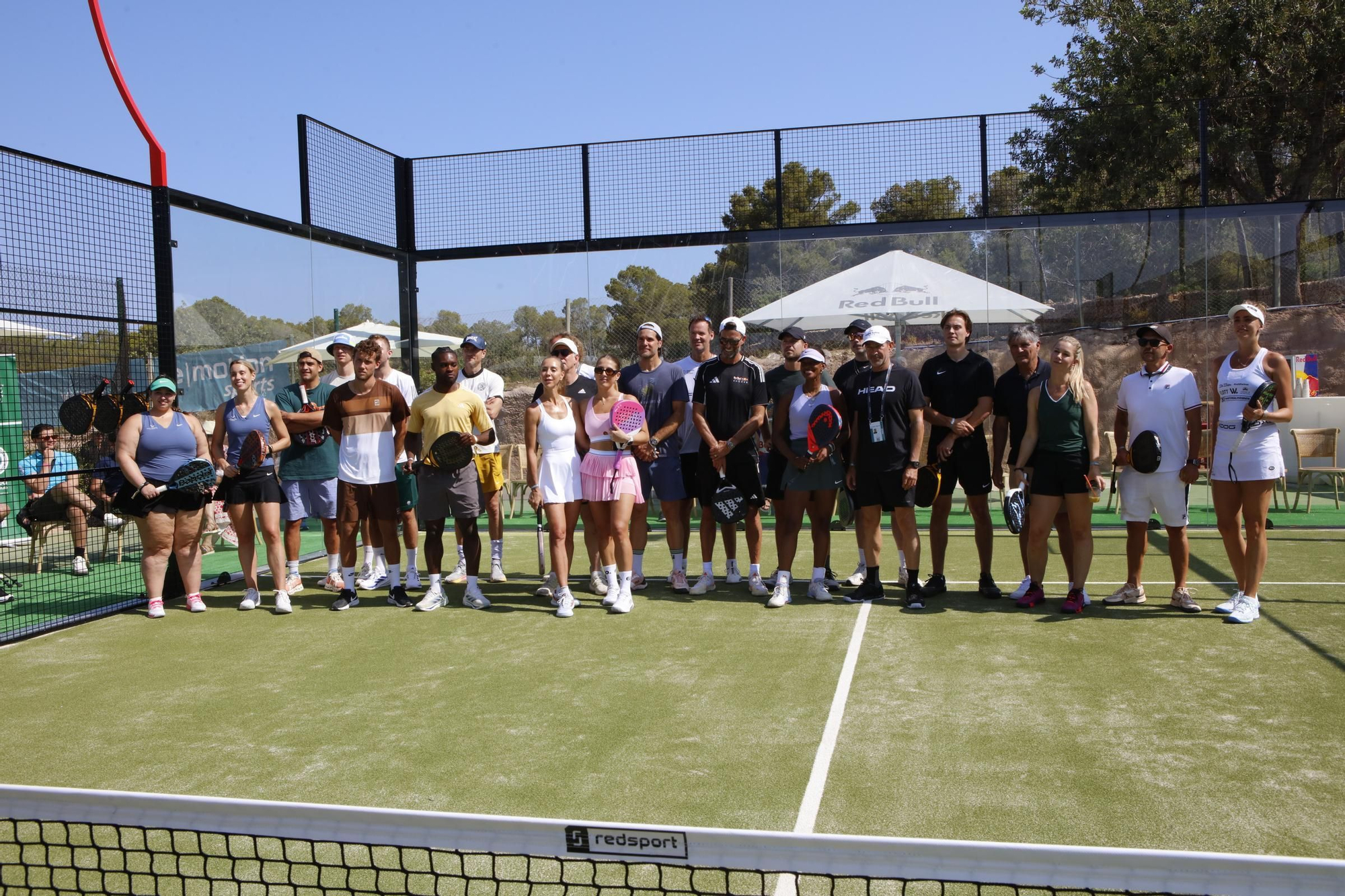 Johannes B. Kerner, Jürgen Klopp und Jens Lehmann duellieren sich auf dem Padel-Platz in Santa Ponça