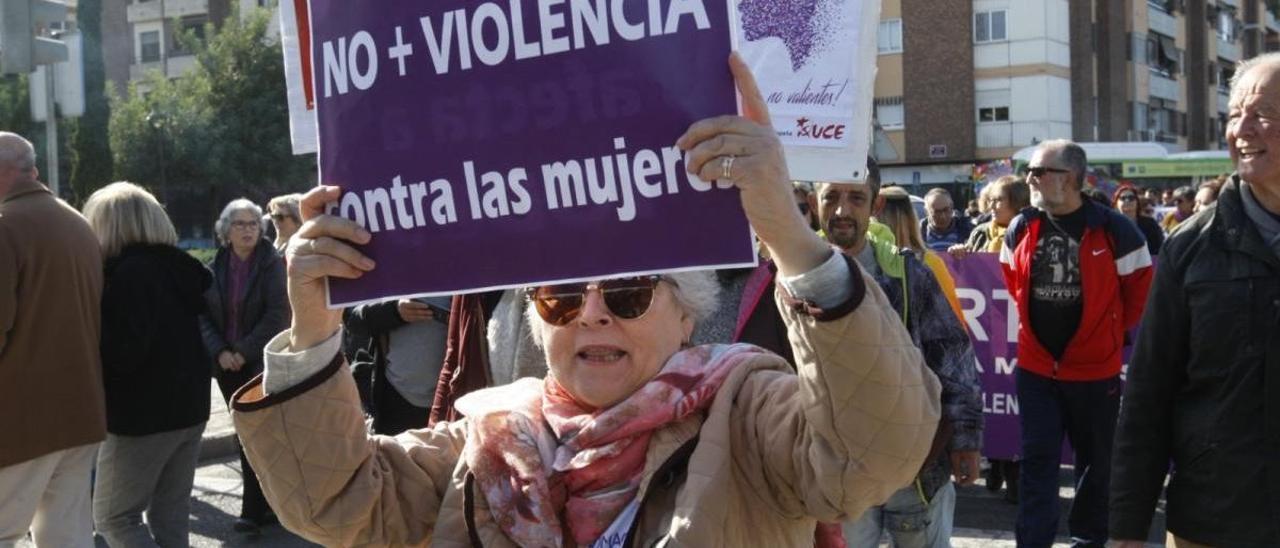 Manifestación contra la violencia machista.