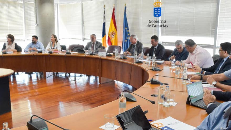 Reunión del consejo de administración de Puertos Canarios.