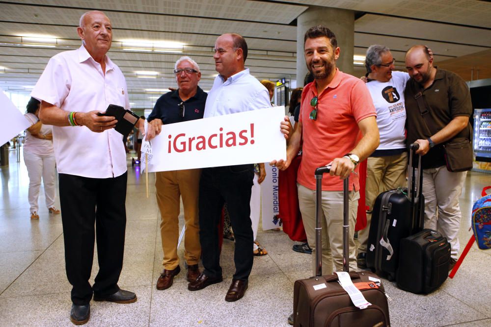 Los representantes del Ayuntamiento de Antequera, la Diputación de Málaga y la Junta de Andalucía que apoyaban la candidatura del Sitio de los Dólmenes a Patrimonio de la Humanidad regresan de Estambu