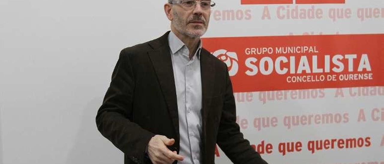 El portavoz socialista, Vázquez Barquero. // Iñaki Osorio