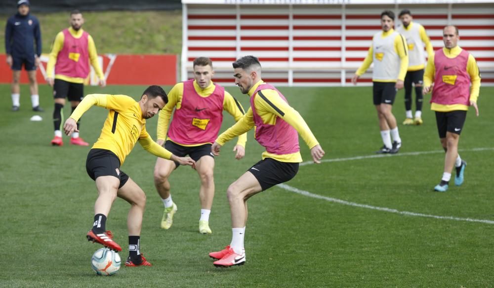 Entrenamiento del Sporting