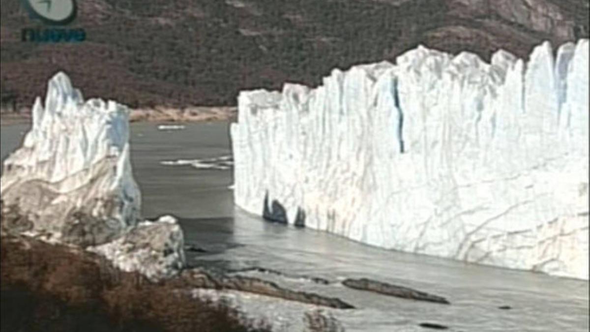 El glaciar Perito Moreno, después de la ruptura.