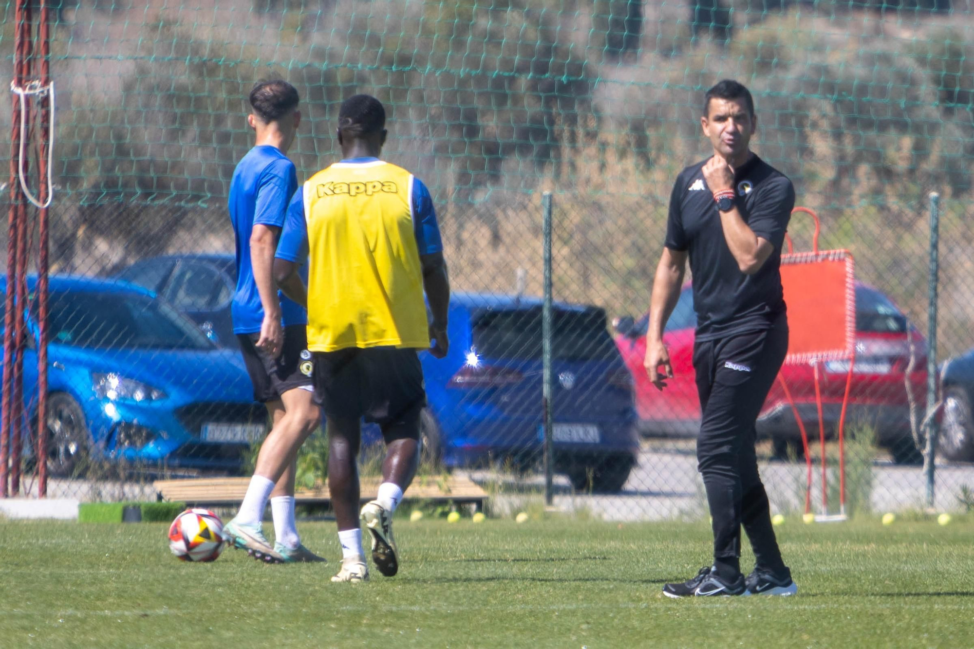 Último entrenamiento del Hércules antes de su decisivo partido por el ascenso