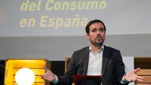 El ministro de Consumo, Alberto Garzón.