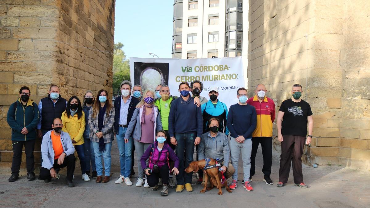 La 20 Ruta de Sierra Morena ha partido hoy desde la Torre de la Malmuerta.