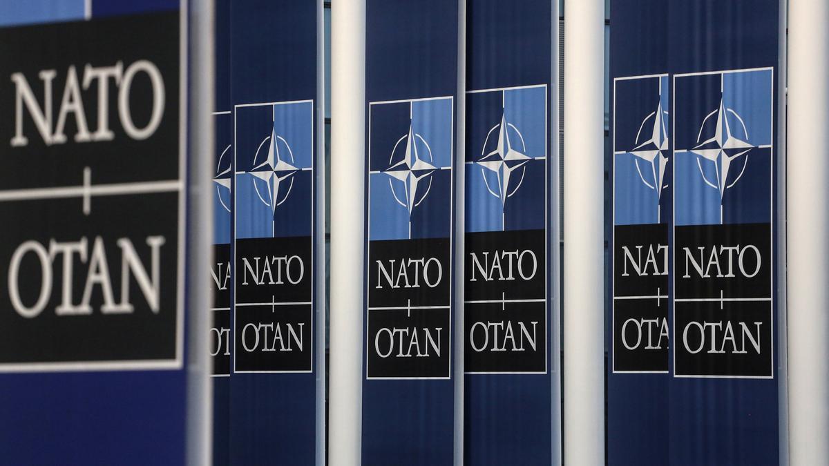 El logo de la OTAN.