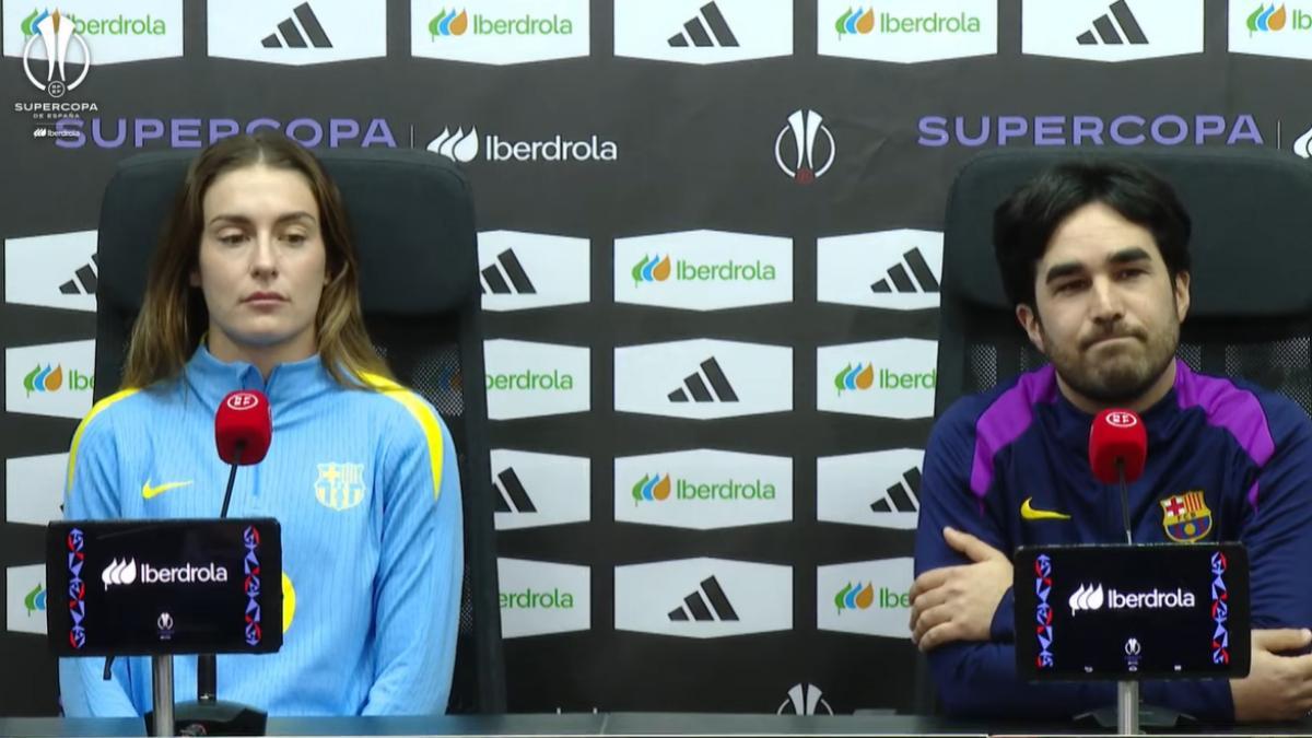 Alexia y Pere Romeu, en rueda de prensa