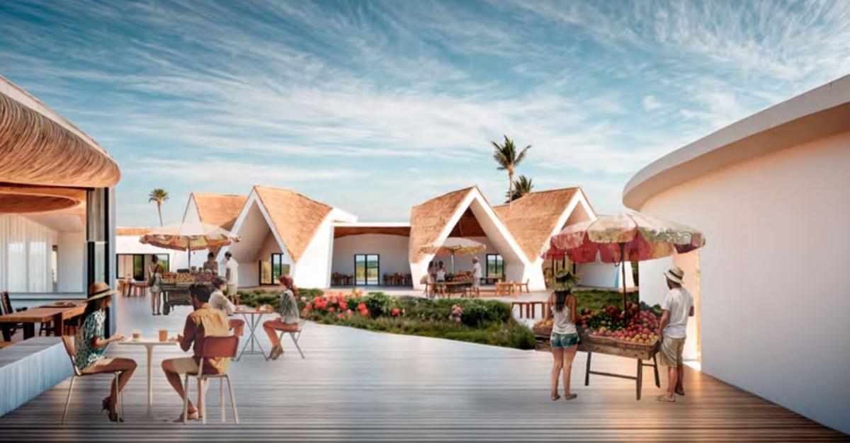 El camping de lujo del Marenyet proyecta villas que replican la estética de las barracas valencianas.