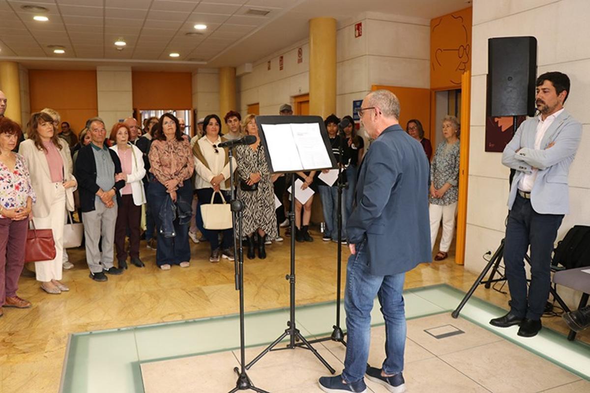 Acto de homenaje y cambio de nombre de la biblioteca del Centro Cívico del Port de Sagunt.