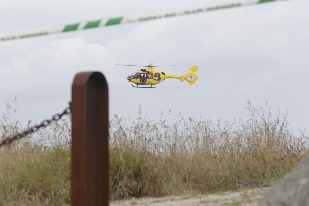 Buscan en Salinas y Arnao a una mujer que cayó al mar mientras pescaba de madrugada