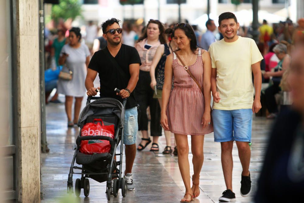 Domingo de rebajas en Málaga