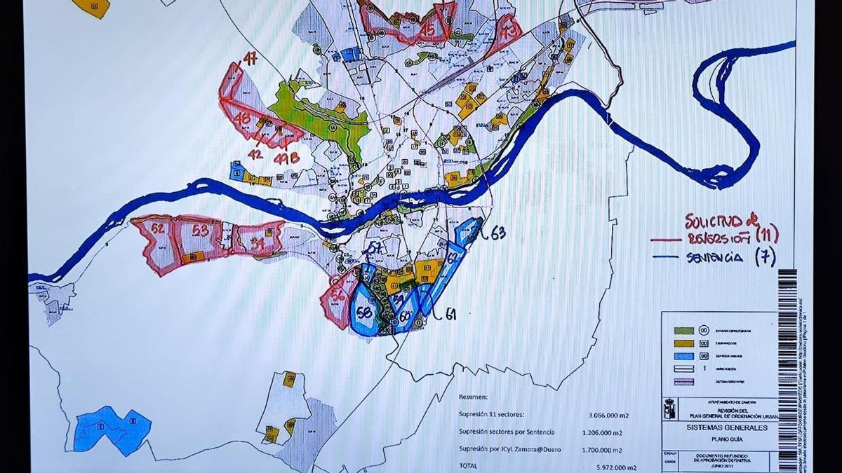 URBANISMO PGOU | Nuevo mapa urbano de Zamora: seis millones de metros cúadrados de suelo dejan de ser urbanizables, ¿por qué y dónde?