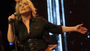Debbie Harry, cantante de Blondie, en un directo reciente.