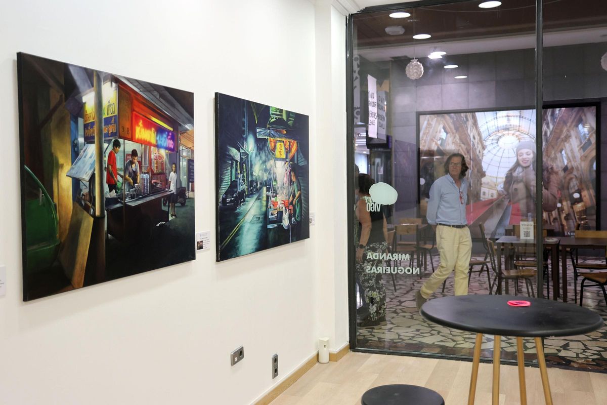 Exposición «Art Vigo», en las Galerías Durán.
