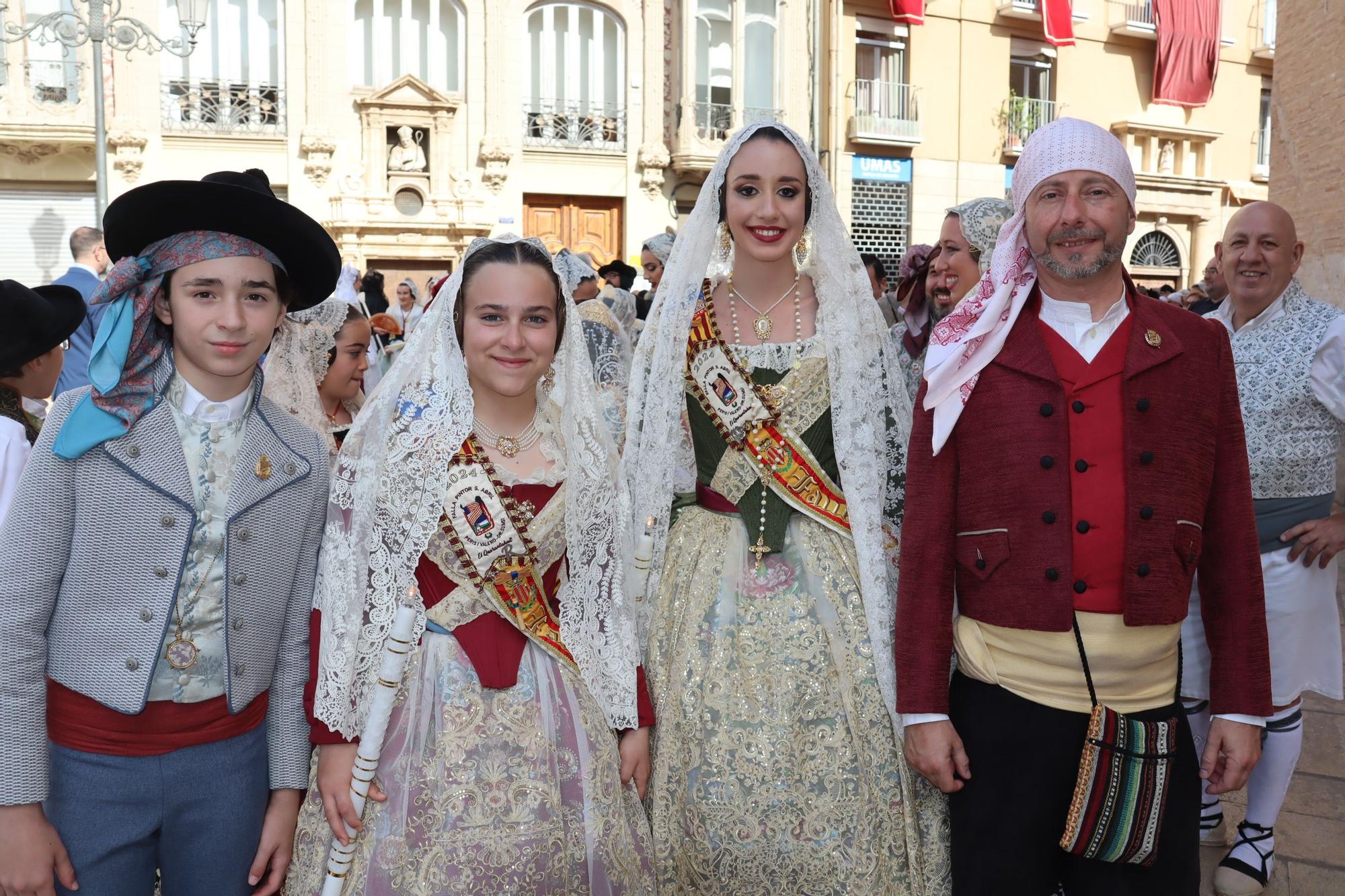 Las comisiones de falla en la Procesión de la Virgen (1/5)