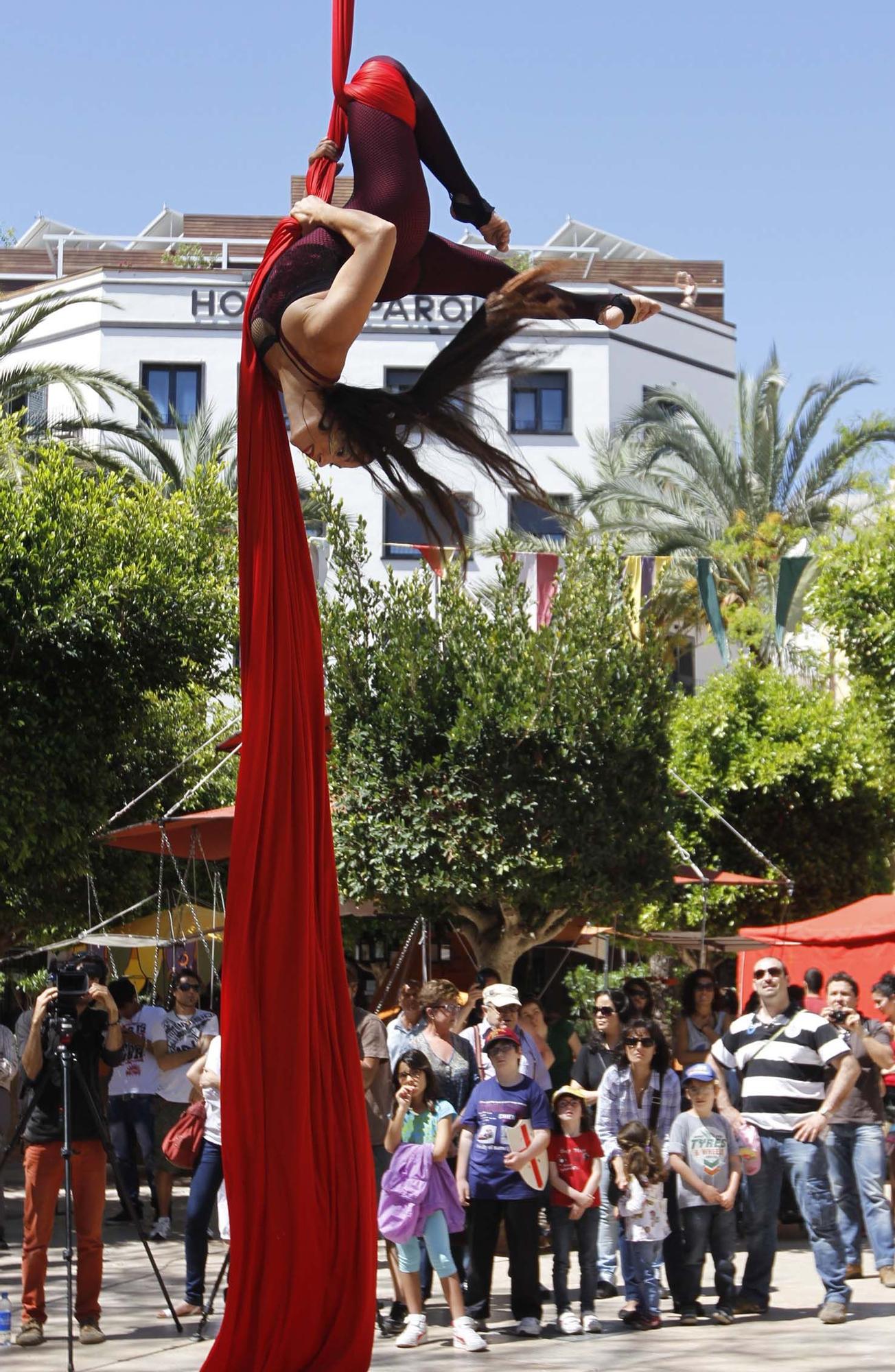 Edición de 2012 de la Feria Medieval de Ibiza.
