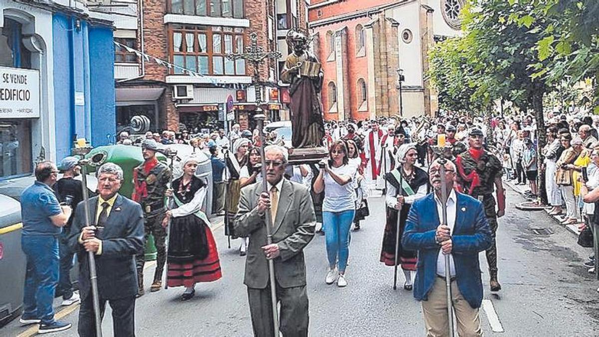 La procesión de San Pedro del año pasado.