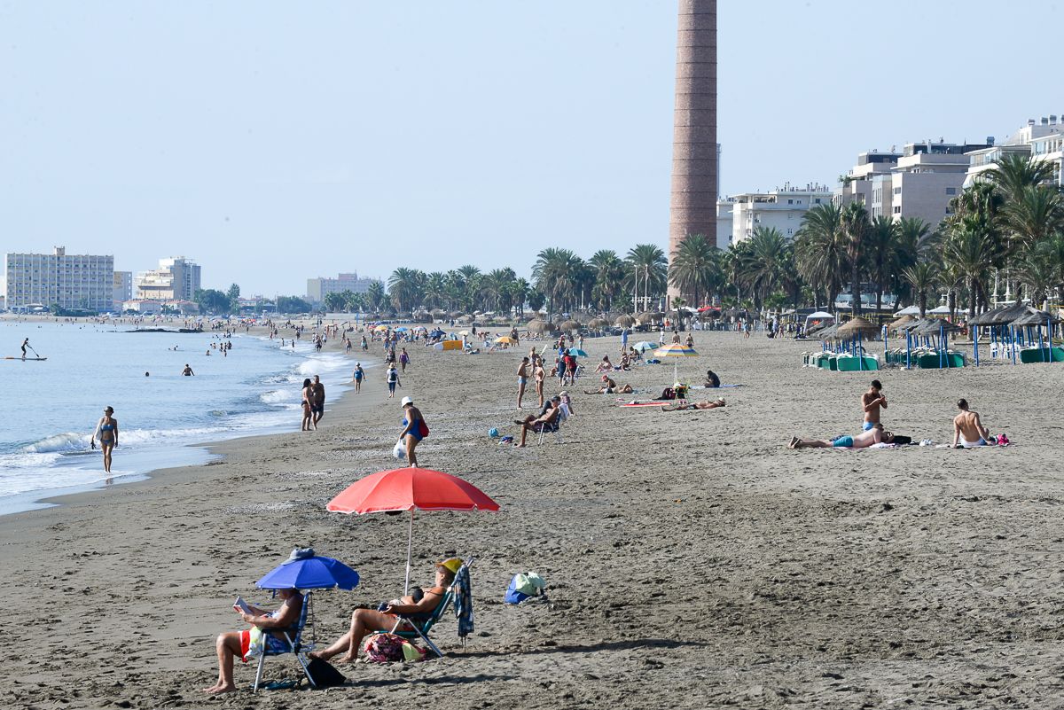 Primer fin de semana de la nueva normalidad en Málaga