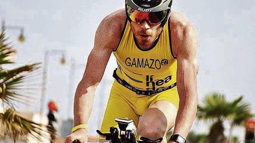 Sergio Gamazo, en el sector de bicicleta.