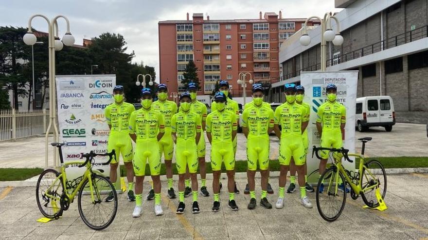 El equipo del Vigo-Rías Baixas, durante su concentración en el Hotel Coia. / FdV