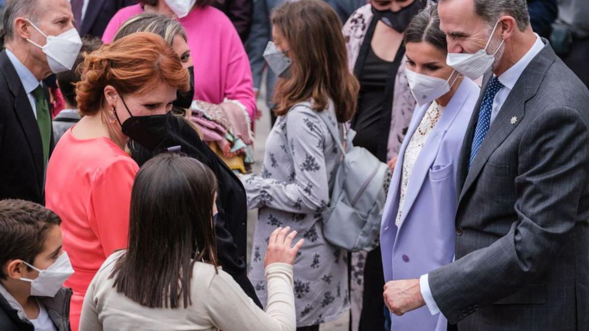 Visita de los reyes y los presidentes de las comunidades a La Palma.